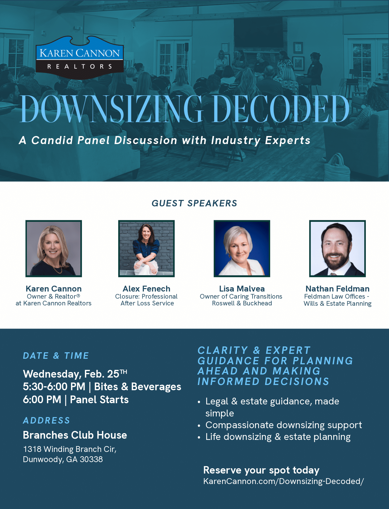 Downsizing Panel Event
